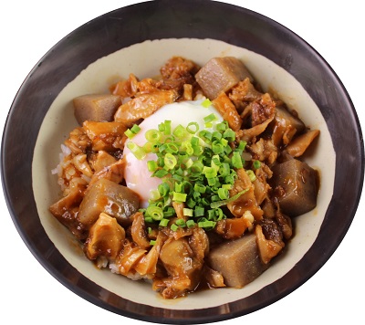 大阪地方特色-土手烧盖浇饭（ぼっかけ丼）